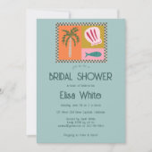 Seaside Soiree Vrijgezellenfeest Modern Schattige Kaart (Voorkant)