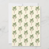 Seaside Soiree Vrijgezellenfeest Modern Schattige  Kaart (Achterkant)