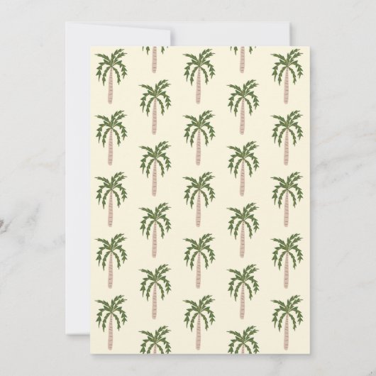 Seaside Soiree Vrijgezellenfeest Modern Schattige  Kaart (Achterkant)