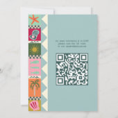 Seaside Soiree Vrijgezellenfeest Modern Schattige  Kaart (Achterkant)