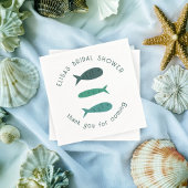 Seaside Soiree Vrijgezellenfeest Schattigee Vissen Servet