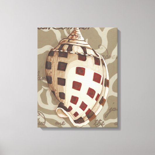 Seaside Sonnet I Canvas Afdruk (Voorkant)