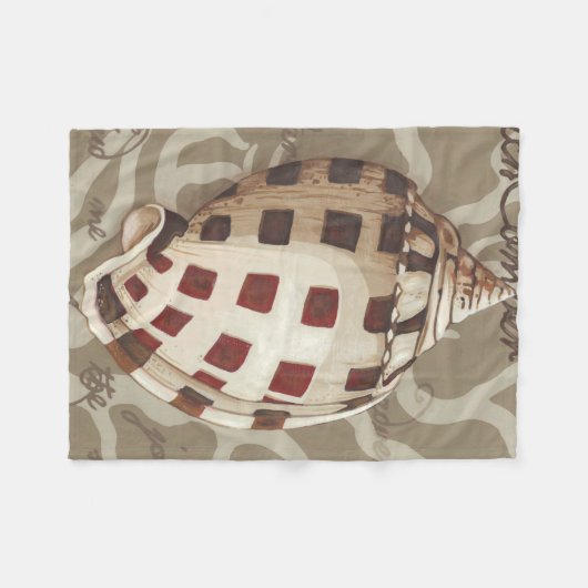 Seaside Sonnet I Fleece Deken (Voorkant (Horizontaal))