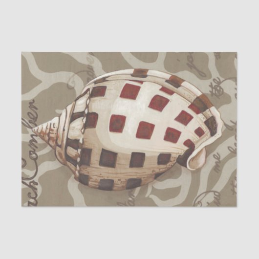 Seaside Sonnet I Tissuepapier (Voorkant)