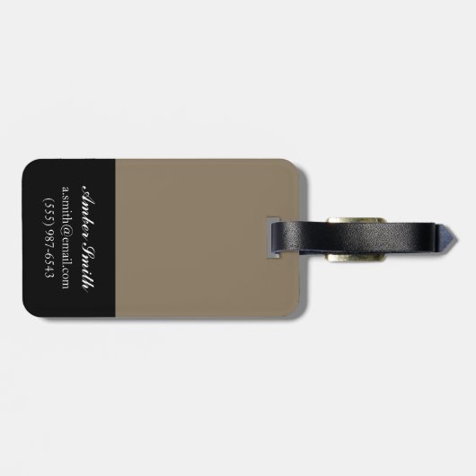 Seaside Sonnet II Bagagelabel (Achterkant horizontaal)