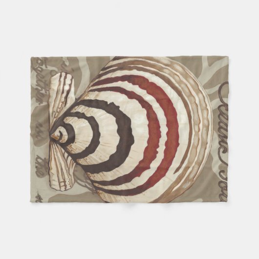 Seaside Sonnet II Fleece Deken (Voorkant (Horizontaal))