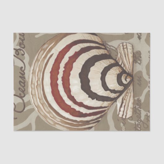 Seaside Sonnet II Tissuepapier (Voorkant)