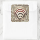 Seaside Sonnet II Vierkante Sticker (Tas)