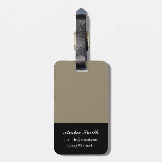 Seaside Sonnet III Bagagelabel (Achterkant verticaal)