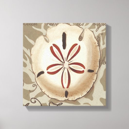 Seaside Sonnet III Canvas Afdruk (Voorkant)