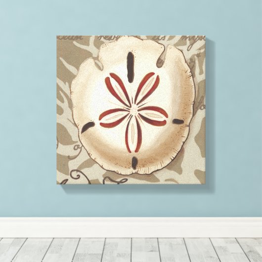 Seaside Sonnet III Canvas Afdruk (Insitu (Houten vloer))