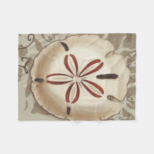 Seaside Sonnet III Fleece Deken (Voorkant (Horizontaal))