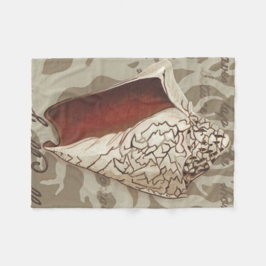 Seaside Sonnet IV Fleece Deken (Voorkant (Horizontaal))