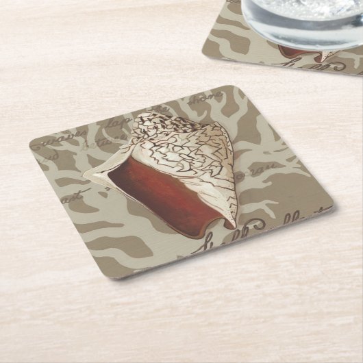 Seaside Sonnet IV Kartonnen Onderzetters (Schuin)