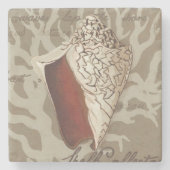 Seaside Sonnet IV Stenen Onderzetter (Voorkant)