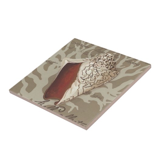 Seaside Sonnet IV Tegeltje (Zijkant)