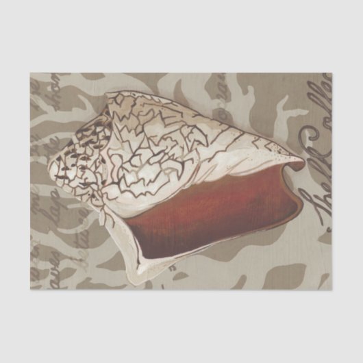 Seaside Sonnet IV Tissuepapier (Voorkant)