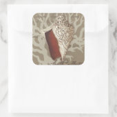 Seaside Sonnet IV Vierkante Sticker (Tas)