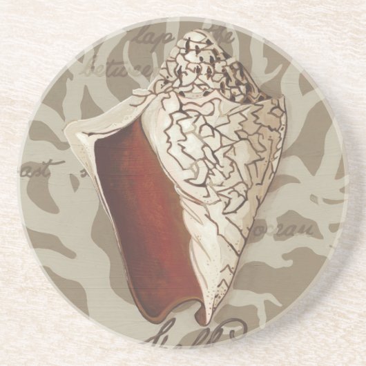 Seaside Sonnet IV Zandsteen Onderzetter (Voorkant)