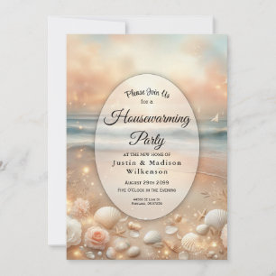Seaside Sparkle en Sunset Dreams Housewarming Kaart
