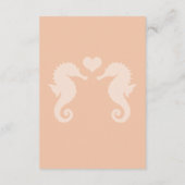 Seaside Sparkle en Sunset Dreams Trouwen Informatiekaartje (Achterkant)