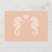 Seaside Sparkle en Sunset Dreams Trouwen Informatiekaartje (Achterkant)