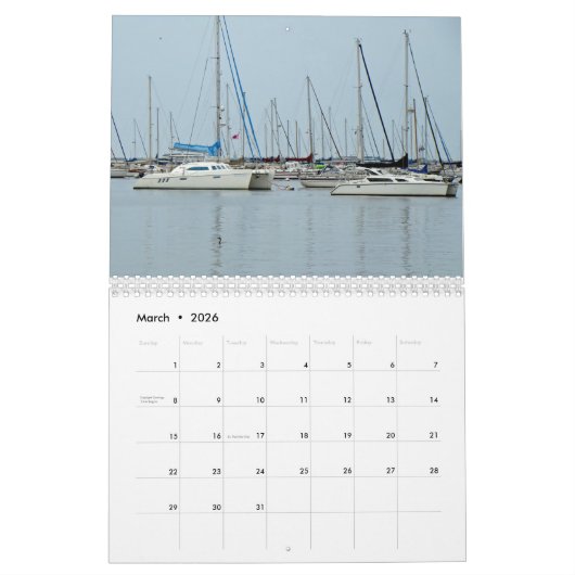 Seaside Splendor Kalender (Mar 2026)