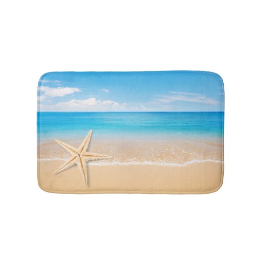Seaside Starfish Small Bath Mat (Voorkant)