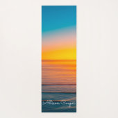 Seaside strand zonsopgang yogamat (Achterkant)