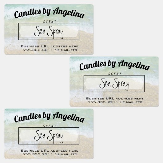 Seaside stranden Productnaam Bedrijfslabels Labels (Groep)