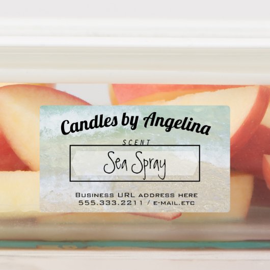 Seaside stranden Productnaam Bedrijfslabels Labels (Aangebracht)