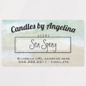 Seaside stranden Productnaam Bedrijfslabels Labels (Design 2)
