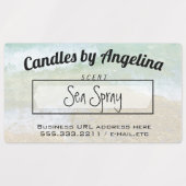 Seaside stranden Productnaam Bedrijfslabels Labels (Design 1)