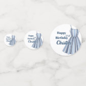 Seaside Stripes Celebration Birthday Confetti (Voorkanten)