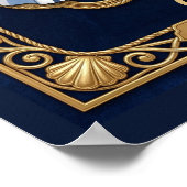 Seaside Stripes Celebration Birthday Poster (Hoek)