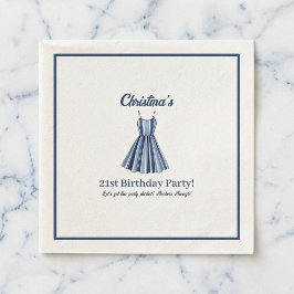 Seaside Stripes Celebration Birthday    Servet