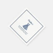 Seaside Stripes Celebration Birthday    Servet (Hoek)