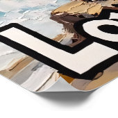 Seaside Strums: Beer's Sweet Melody Poster (Hoek)