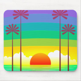 Seaside Sunset Mousepad Muismat