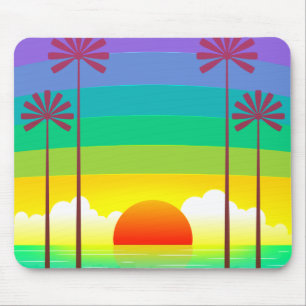 Seaside Sunset Mousepad Muismat