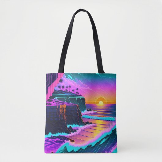 Seaside Sunset Tote Bag (Voorkant)