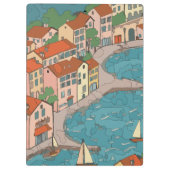 Seaside Town Klembord (Achterkant)