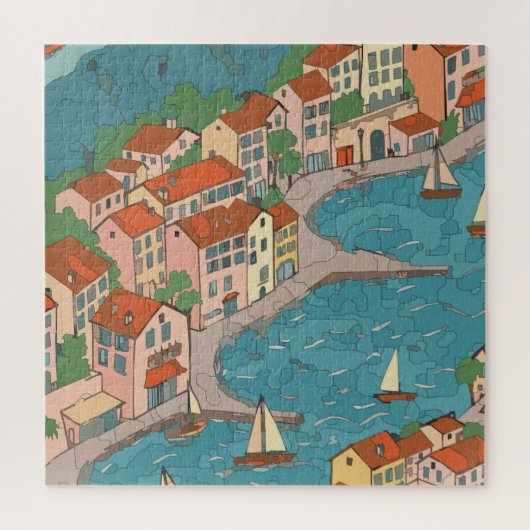 Seaside Town Legpuzzel (Verticaal)
