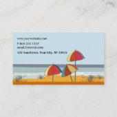 SEASIDE Travel Umbrellas Visitekaartje (Achterkant)