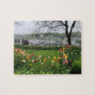 Seaside Tulips Cape Porpoise, Maine 110 pc puzzle Legpuzzel