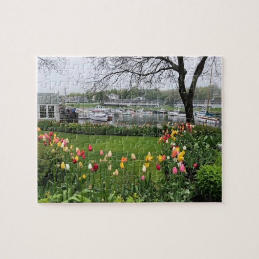 Seaside Tulips Cape Porpoise, Maine 110 pc puzzle Legpuzzel (Horizontaal)