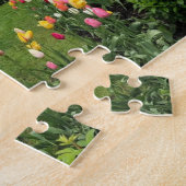 Seaside Tulips Cape Porpoise, Maine 110 pc puzzle Legpuzzel (Zijkant)