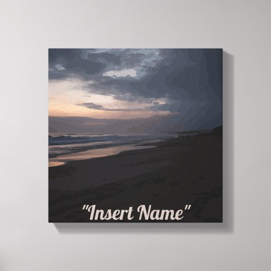 Seaside Twilight Canvas Afdruk (Voorkant)