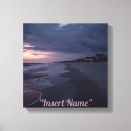Seaside Twilight Canvas Afdruk