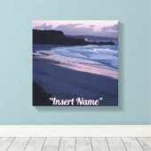 Seaside Twilight Canvas Afdruk (Insitu (Houten vloer))